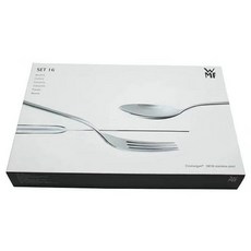 德國 WMF Bistro 盒裝不鏽鋼餐具組 (牛排刀/牛排叉/湯匙/咖啡匙)，精緻餐桌美學，盒裝方便收納, 1個