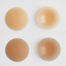 여성 니플 패치 데일리 빅사이즈 재사용 실리콘 니플 패치 가리개 끈없는 붙이는 브라 속옷, 베이지