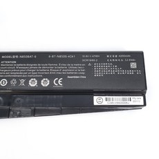 藍天 CLEVO N850BAT-6 47Wh 副廠電池，適用於技嘉 Sabre 15W 15-G8 15-K8 15-W8 系列筆記型電腦, 1個, N850BAT-6 47Wh-保固一年