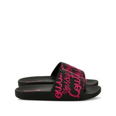 베르사체진쿠튀르 로고 프린트 샌들