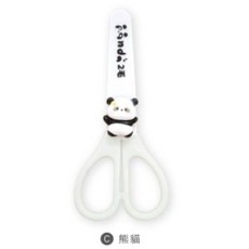 動物造型 兒童美勞剪刀 附安全蓋, 1個, 熊貓/CZC-028C