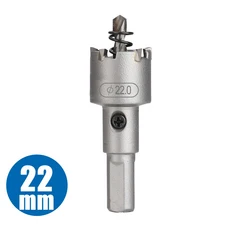 TCT 구멍 톱 드릴 비트 카바이드 팁 커터 오프너 스테인레스 스틸 알루미늄 합금용 16 ~ 35mm, 01 22mm