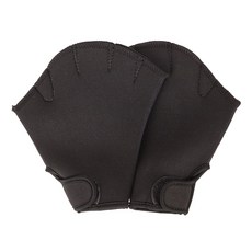 2Pc 수영 거미줄 장갑 패들링 트레이닝 장갑 수중 장갑 수영 장갑, 블랙이에요.