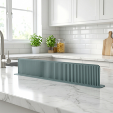 꿈꾸는 리빙 국산 싱크대 물막이 스트레이트 10cm x 62.5cm 와이드 물 튐 방지 가드 설거지 워터가드, 그린, 1개