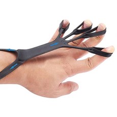 1+1 3단계 레벨조절 실리콘 손가락스트레칭 관절운동 재활기구 악력기 Pro, 1개, 블랙
