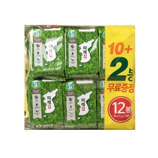 지도표 성경김 재래 식탁김 12단, 2개, 48g