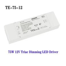 호환 Skydance 40W 75W 150W Triac 디밍 정전압 LED 드라이버 12V 24V 디밍 가능 전원 공급 장치 LED 조명, 02 TE-75-12 Only