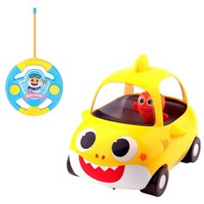 安妞生活舘 鯊魚寶寶小魚司機遙控車 韓國代購 兒童遙控玩具車 方向盤遙控, 詳見包裝