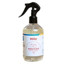 Nûby 奶瓶清潔噴霧，溫和配方，有效去除奶垢異味，寶寶奶瓶清潔好幫手, 1個, 350ml
