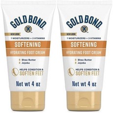 골드 본드 소프트닝 풋 크림 113g 2개, 1개입