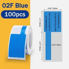 Marklife 열전사 라벨 프린터 P50 미니 블루투스 잉크리스 프린터 메이커 학교 사무실 주방 선물/DIY 창의/마킹용, [08] 100Pcs cable paper c