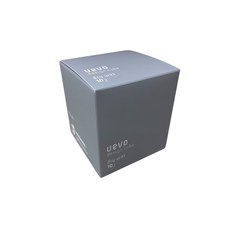 日本 UEVO 軟殼膜彩色造型積木髮蠟 WAX(灰), 1個