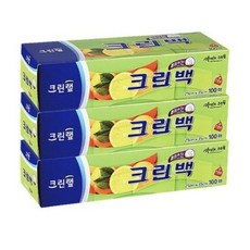 크린랩 뽑아쓰는 크린백 중 25cm x 35cm, 중(M), 100개입, 9개