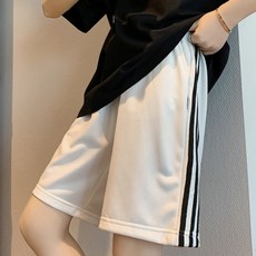 이지 캐주얼 5부 트레이닝 반바지 홈웨어 여성 스포츠 운동 헬스 팬츠