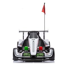 1인용 고카트 레이싱 어린이 전동차 카트라이더 나인봇, 전기 구동, 드리프트 화이트-24V 초대형 배터리