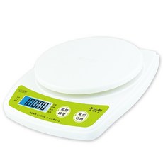 Dr. AV 聖岡 超大萬用電子秤10Kg 電子秤 食物秤 大秤盤, 1個, 綠色