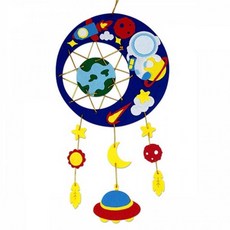 부직포모빌 만들기-우주, 1개, 단일상품1