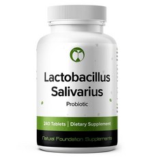 NATURAL 내추럴 FoundatiON 온 SUP 업plements 락토바실러스 카세이 프로바이오틱 보충제 240정 30억 CFU 프로바이오틱스 남성 및 여성용 장 소화 건강, 락토바실러스 람노서스, 1개