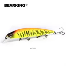 BEARKING 130mm 22g SP 핫 낚시 미끼 다양한 색상 미노우 크랭크 텅스텐 웨이트 시스템 워블러 모델, 06 K