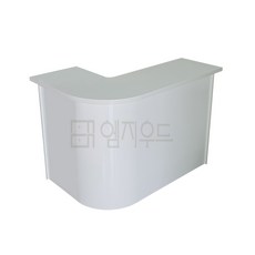 DIY 올라운드 1200 1단 카운터 안내데스크 카운터테이블 계산대 인포메이션 매장, 엔틱, 좌코너