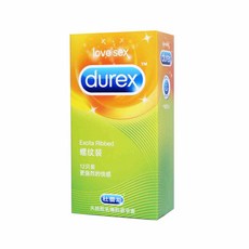 Durex 杜蕾斯 螺紋裝保險套, 1個, 12個裝