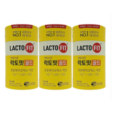 종근당 락토핏 골드 생유산균 2g 50포, 100g, 3개