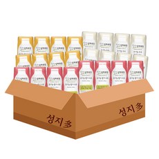 매일유업 상하목장 유기농우유125mL 24개/흰우유8팩+딸기우유8팩+바나나우유8팩/무배, 24팩