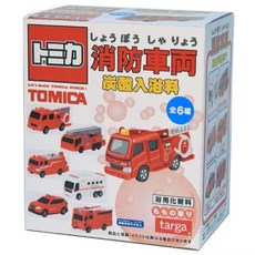 TOMICA 消防車輛 沐浴球, 1盒, 隨機出貨1個.恕無法挑款