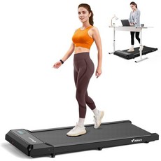MERACH 워킹 패드 책상 밑 러닝머신 가정용 휴대용 미니 매끄러운 원피스 몰딩 디자인 리모컨 APP LED 디스플레이가 있는 265LBS 워크패드, MERACH 워킹 패드, 책상 밑 러닝머신, 가정용 휴