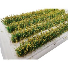 밀리터리 디오라마 키트용 밀밭 줄무늬 철도 지형 미니어처 액세서리초기, Early Wheat Field, 1개