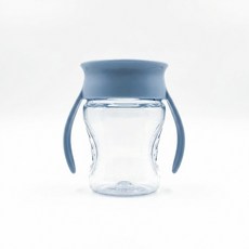 와우컵 베이비 트라이탄 스파우트컵 뚜껑포함, 207ml, 1개, 파스텔블루