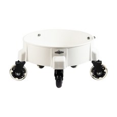 오리곤 세차 버킷 돌리 (물통 화분 이동용 받침대), 버킷 돌리(화이트)+우레탄 바퀴 세트, 14L