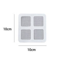 紗窗修補貼 紗窗貼 補洞貼 修補貼 防蚊貼 排水孔貼 即撕即用, 1個, 田字格貼