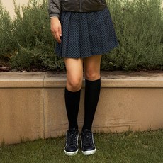 엘르골프 여성 중기장 플리츠 스커트 6I61802