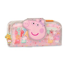Tiger Family FunTime 趣味鉛筆盒 佩佩豬 粉紅豬小妹聯名款 文具收納, 1個