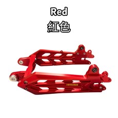 豆米三萬 TOMIZAWA 劍形平叉 arm panah 前開擋可調 避震座可換開叉或圓頭, 1個, Red, Red