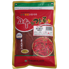 [정품 청양농협 프리미엄고추가루] 맵기표시 골드플러스 매운맛, 1개, 500g