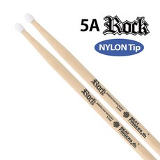 BEAT FINGERS 캐나다산 히코리 드럼스틱 / 5A-Rock 나일론팁 (BF-AH5ANR), 내용참조, 1개