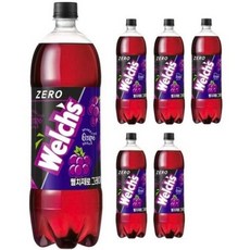 웰치스 제로 포도맛 1.5L, 6개