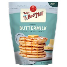 Bob's Red Mill 家常風味酪乳鬆餅&格子鬆餅預拌粉, 1個, 567g