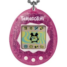 Tamagotchi Original (다마고치 오리지널) 전자 게임 - 핑크 반짝이 (신 로고), 상세페이지 참조