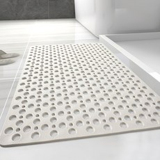 마벨인홈 안전 논슬립 욕실 발코니 발매트, 화이트, 1개