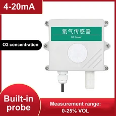 산업용 RS485 4-20MA 0-5V 산소 센서 O2 농도 감지 송신기 함량 측정기, 05 Built-in 4-20MA