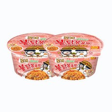 불닭볶음면 로제 큰컵 105g, 2개