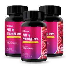 올리트루 석류 정 프리미엄 99%, 3개, 90정