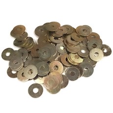 아이베란다 평와샤 와셔 볼트 너트 풀림방지 철물, 200개, 6mm, M6
