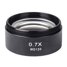 WD120 0.7X 삼안 입체 현미경 보조 대물 렌즈 48mm 나사