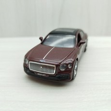 宅米吉 全新盒裝現貨 1:47 賓利BENTLEY flying spur 深褐色 合金 模型車 玩具 小汽車, 1個