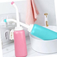 휴대용 간편 위생 관리 도구 야외 활동 출장 숙박 시설 화장실 개인 청결 유지, 1개, 핑크