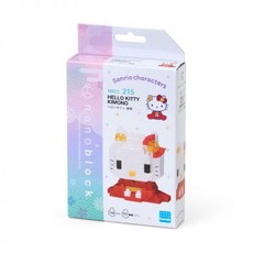 산리오 정품 헬로키티 나노블록 피규어 캐릭터 DIY 미니블록 참 기모노 Sanrio-139898, 헬로 키티